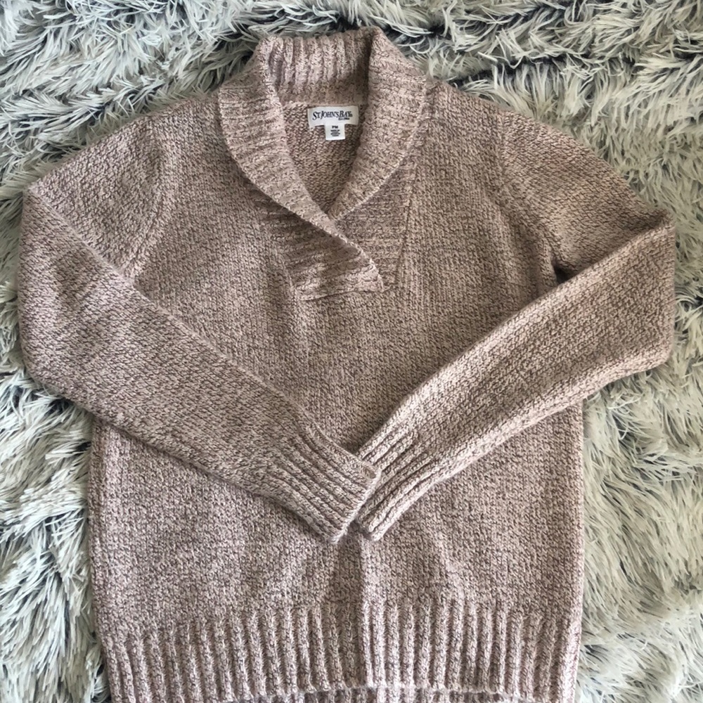 Cozy blush pink sweater